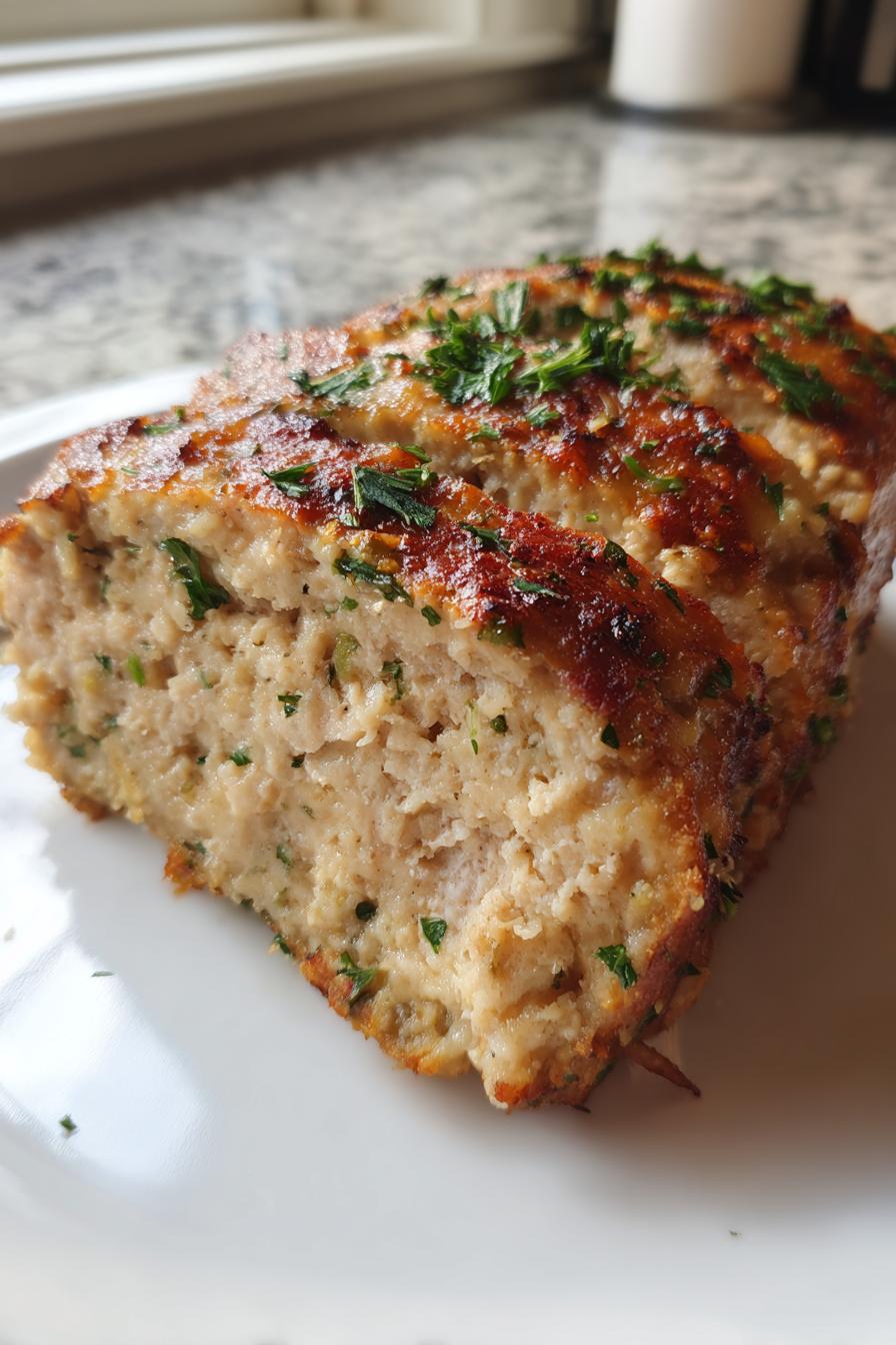 garlic parmesan chicken meatloaf