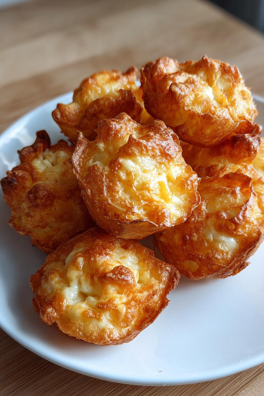 leftover mashed potato cheese puffs - detail 1